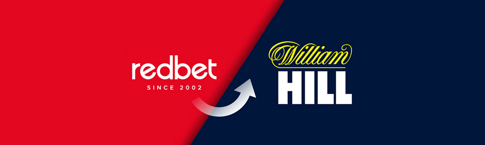 Redbet har numera blivit Williamhill